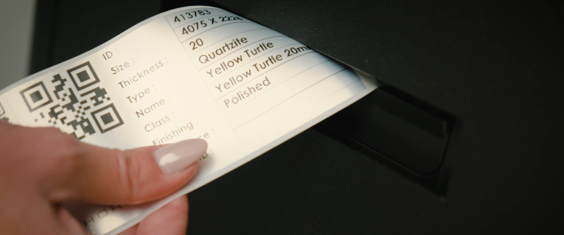 Iris Scanner Labeling System